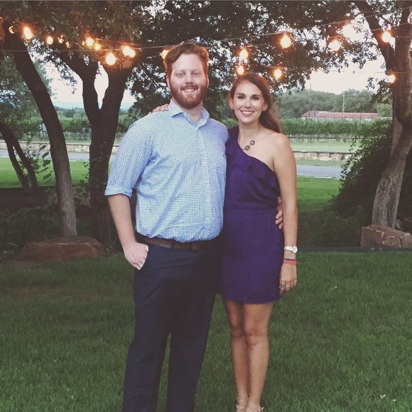 Chelsea & Violet Purple off-shoulder dress - Picture 5 of 5